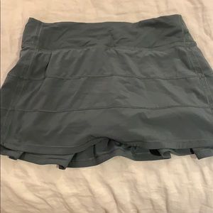 Sage green tennis skirt
